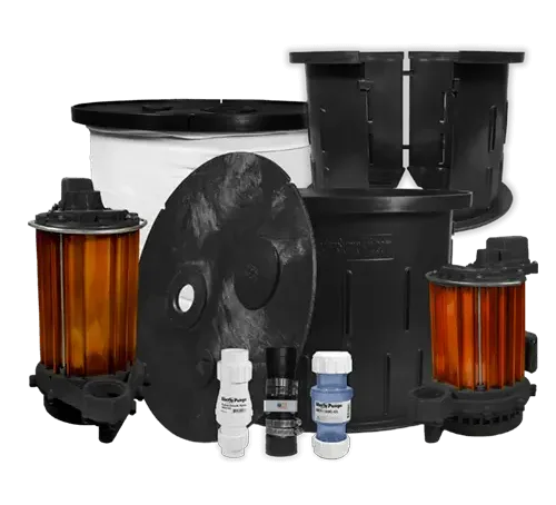 A collection of automotive oil filters and fluid containers.